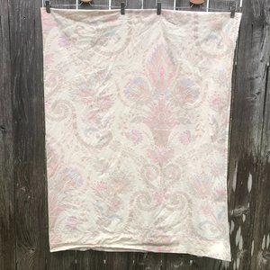 Vintage Atelier Martex Twin Flat Sheet Jacobean Floral Design